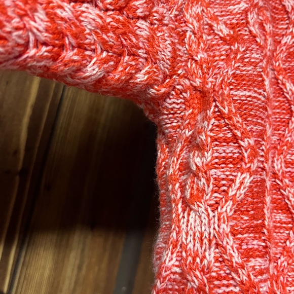 Black Taoe Orange Cable Knit Sweater - Picture 7 of 8